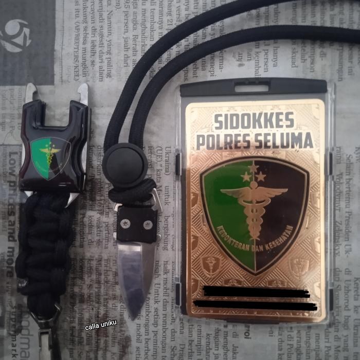 

lencana id card dokkes polri