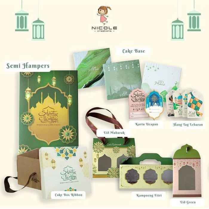 

Pilihan- Cake Box/Dus Kue Hampers Toples Idul Fitri/Lebaran
