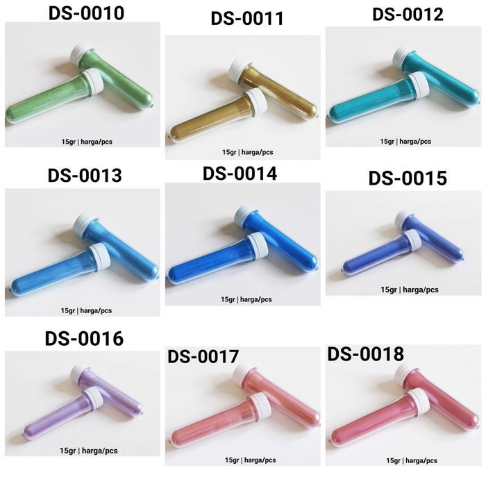 

Pilihan- Gr-Ds Group 2 Lustre Luster Dust Bubuk Pewarna Metalik Pink Hijau Biru