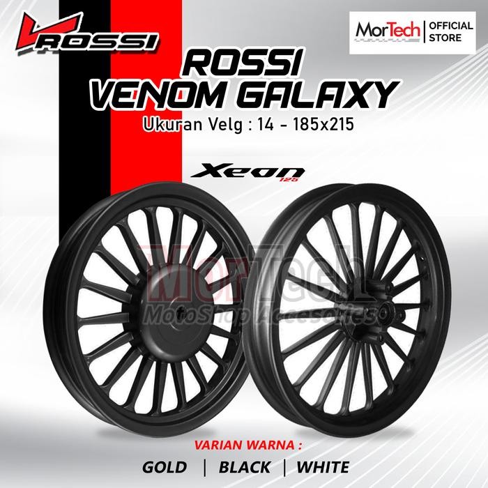 Velg Pelek Racing Rossi Galaxy Model Daytona Xeon Gt Mio M3 125 Gold