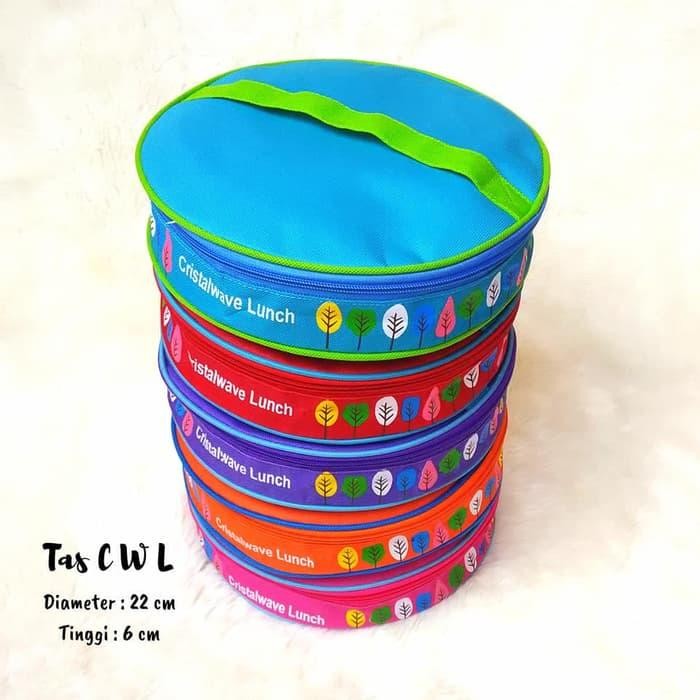 Sale Tas Bulat Tupperware Tas Fancy Crystalwave Lunch Set Tas Cwl