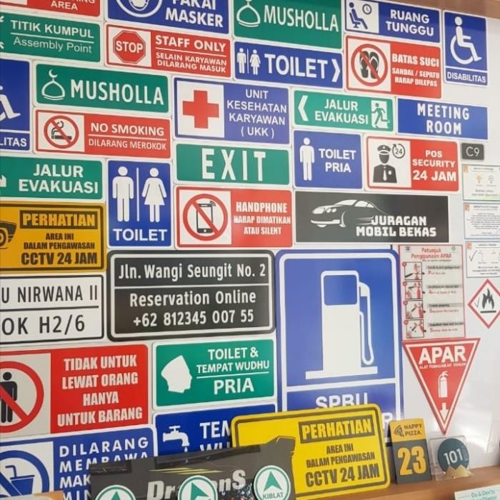 

RAMBU CUSTOM UKURAN 60CM X 50CM - PLAT ALUMINIUM 1,2MM/ACP 4MM