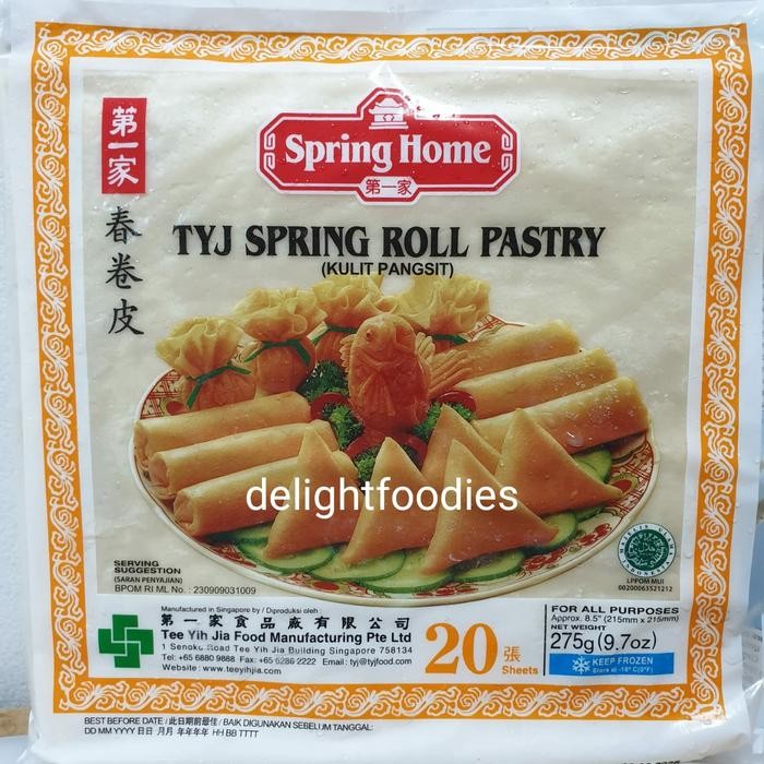 

Pilihan- Kulit Lumpia Tyj Spring Roll / Kulit Pangsit Tyj / Spring Roll Halal
