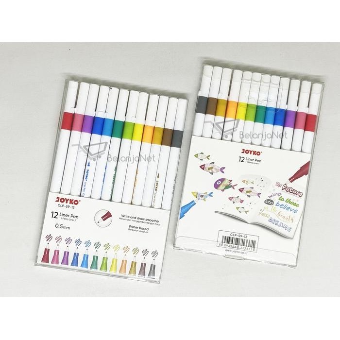 

Pulpen Warna Liner Pen Joyko Clp-59-12 0.5 Mm 12 Warna