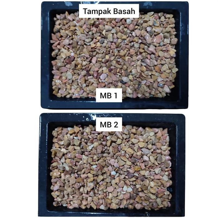 Batu Merah Bali (Batu Koral Sikat Balian Carport Lantai Garasi)