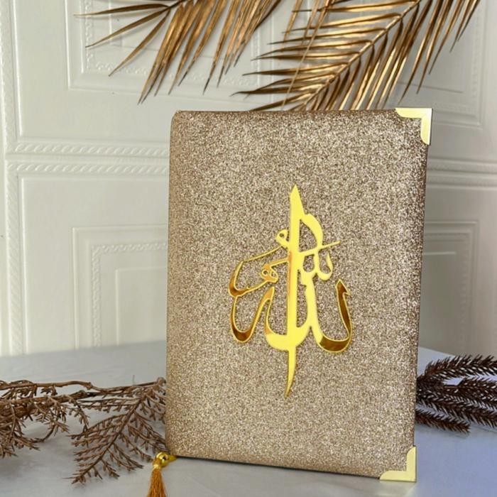 Buku Majmu Syarif Emas Glitter Pemium - Doa- doa Mustajab Eksklusif Lengkap dengan Latin Kitab