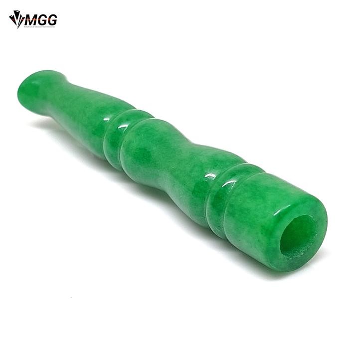 Pilihan- Pipa Cangklong Once Batu Giok Asli Natural Batu