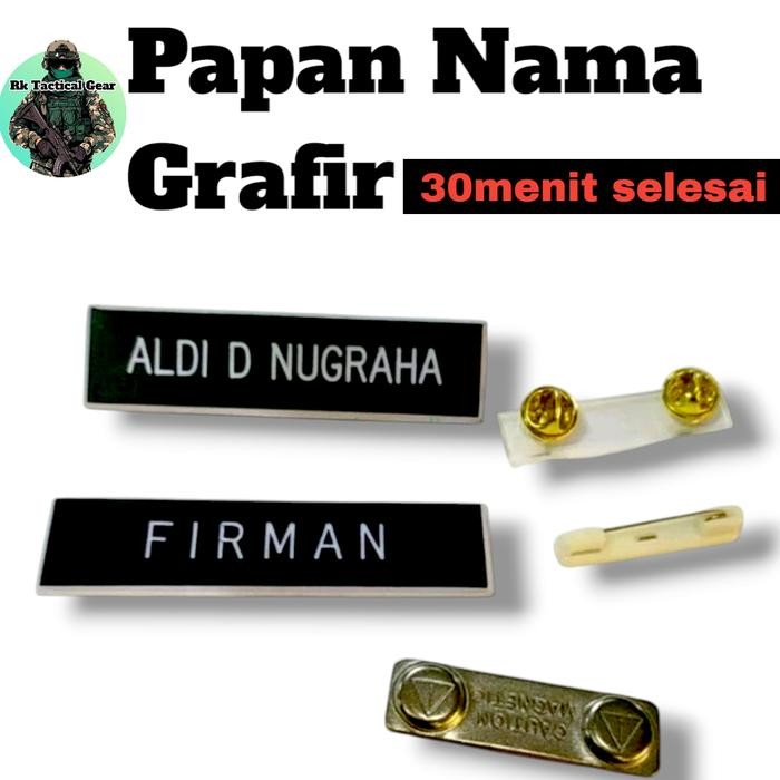 

BRG BARU Name tag Murah berkualitas/ Papan nama/ Nama dada grafir