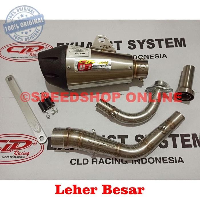 knalpot cld yamaha mio nouvo fino original type c7 150cc ~ 200cc [mutu terbaik]