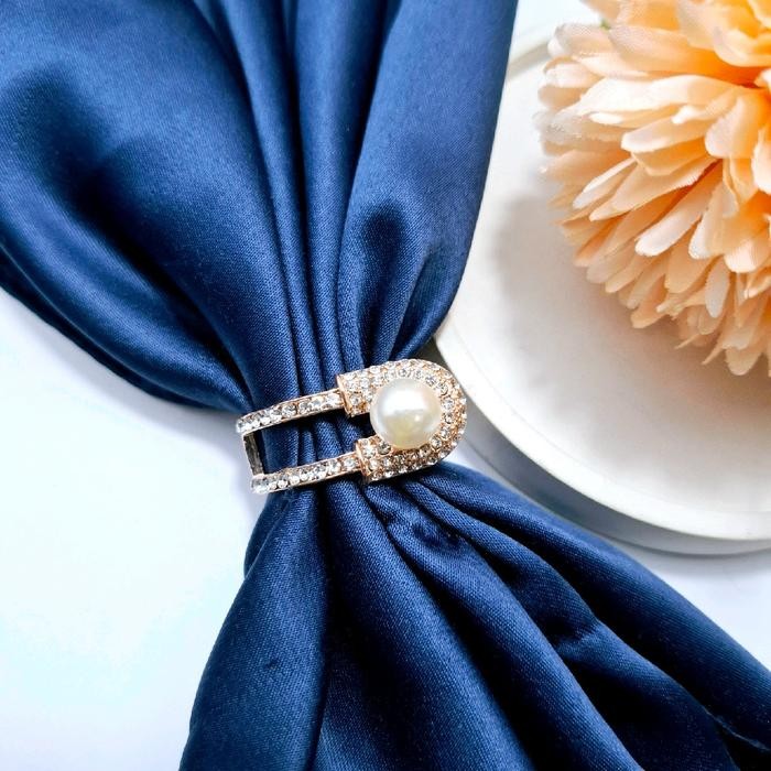 Pilihan- Bros Ring Cincin Hijab Syal Kerudung Segi Empat Fashion Muslim Mewah