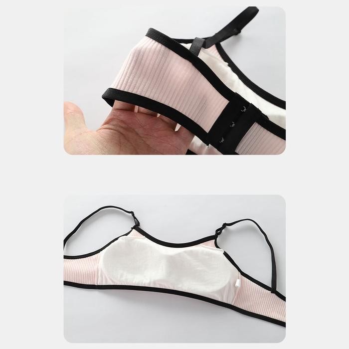 Pilihan- [Nl] Mini Set Bh Anak Kecil Bra Bocah Sekolah Smp Sd Perempuan Busa Cup Tali