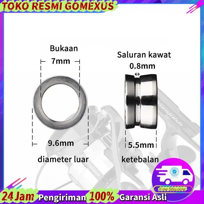 Gomexus Fishing Line Roller Titanium Ball Bearings For Shimano Stella Twin Power Stradic Vanquish