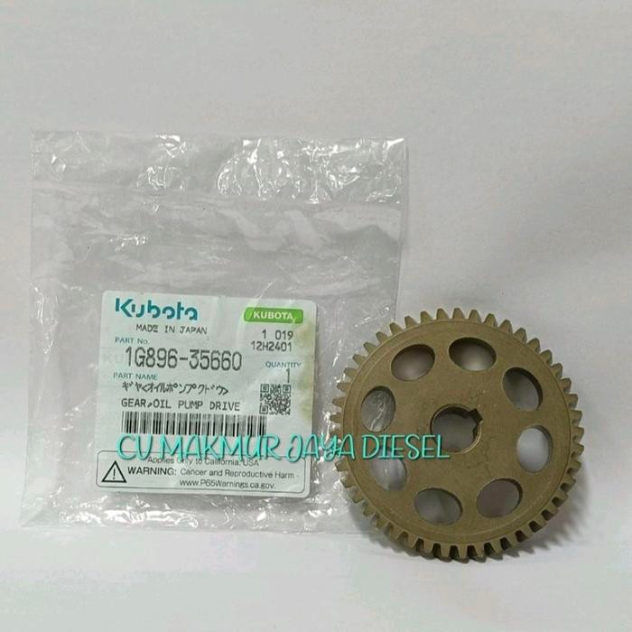 Gear Oil Pump Drive Dc70 1G896-35660 Kubota Genuine