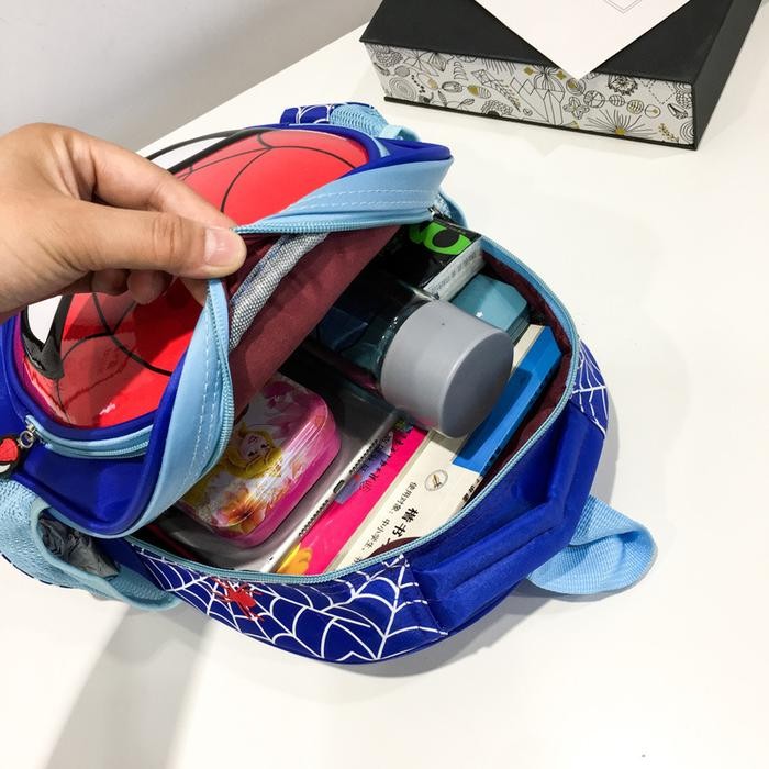 

Tobey - Tas Ransel Sekolah Anak Backpack Spiderman/Tas Sekolah TK Paud SD Cangkang Keras Spiderman