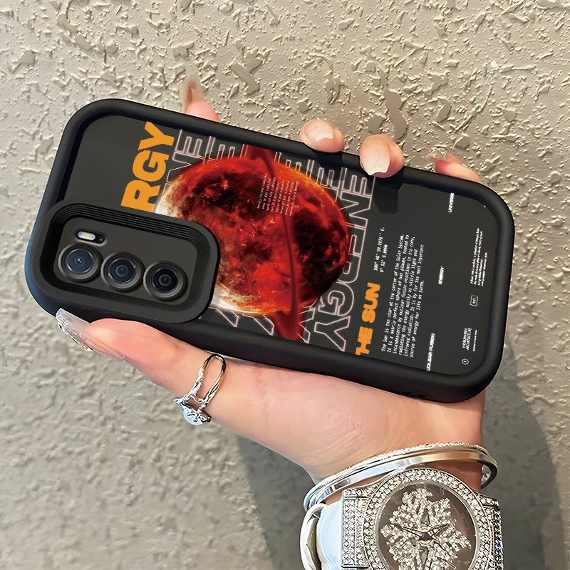 Casing Hp OPPO A16 OPPO A16s OPPO A54s Case Softcase Kesing ponsel Mars Ungu pola Casing silikon Can