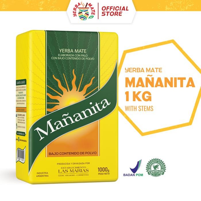 

Mananita Yerba Mate with stems 1 kg Teh Botanikal Argentina