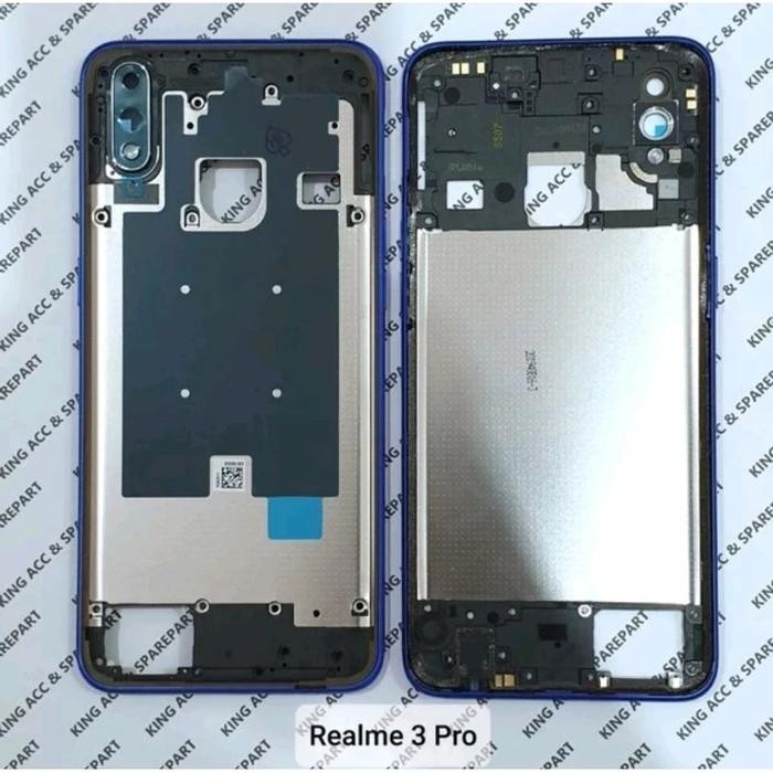 Pilihan- Bezzel Bezel Bazel Tulang Mesin Tengah Realme 3 Pro