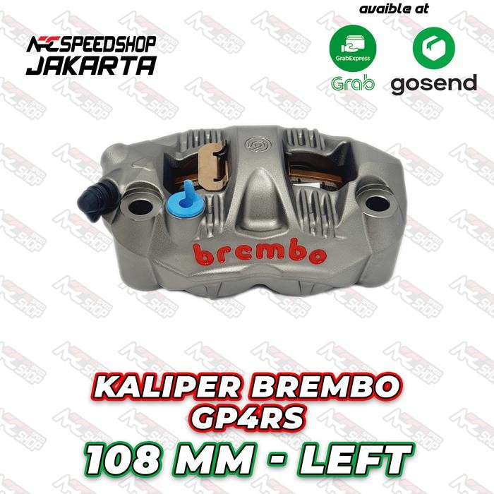 KALIPER SET BREMBO MONOBLOK KIRI KANAN GP4RS 108MM BERKUALITAS