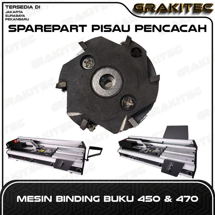 

TERLARIS! Sparepart Pisau Pencacah Mesin Lem Bending Buku 450 Manual & 470 Otomatis