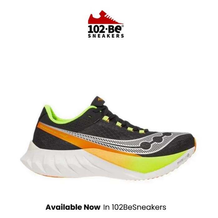 Sepatu Saucony Endorphin Pro 4 Men's Running Shoes - Black/Vo2 Original