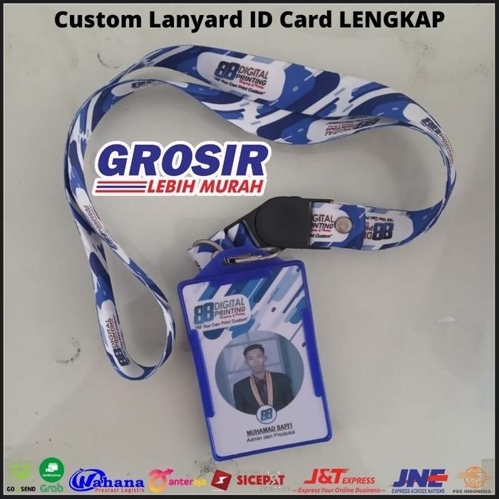 

OJ Promo Cetak Lanyard Custom ID Card LENGKAP / Custom Lanyard ID Card