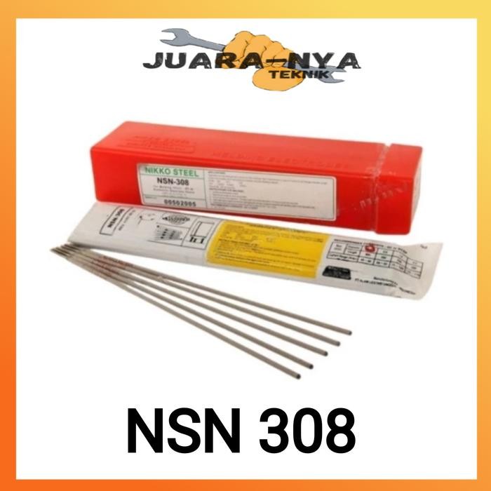 Ready NIKKO NSN-308 Stainless Kawat Las 2.0mm 2mm Kawat Las Stainles 308