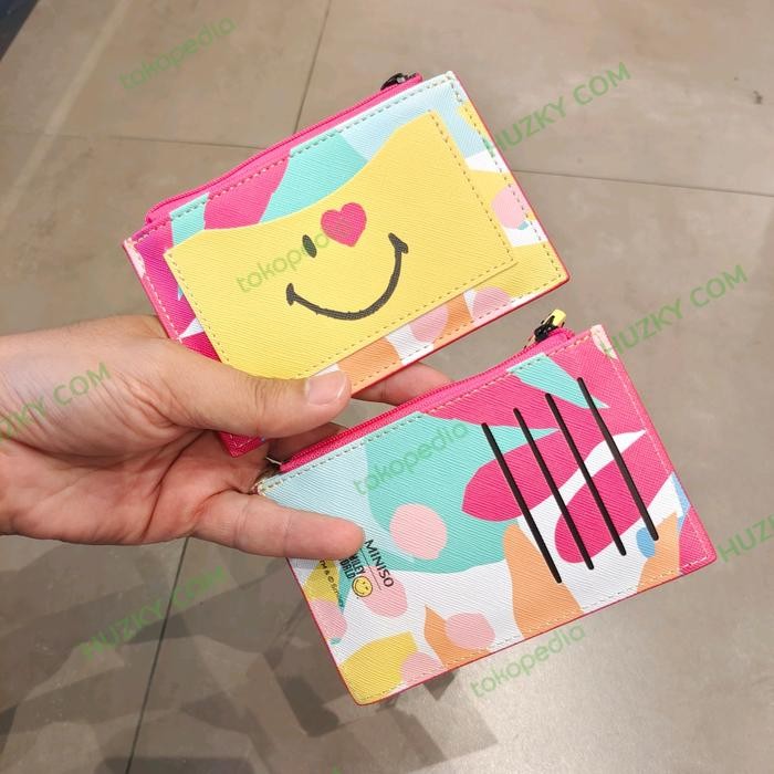 Miniso Dompet Koin Smileyworld Collection ( Kotak / Bulat )