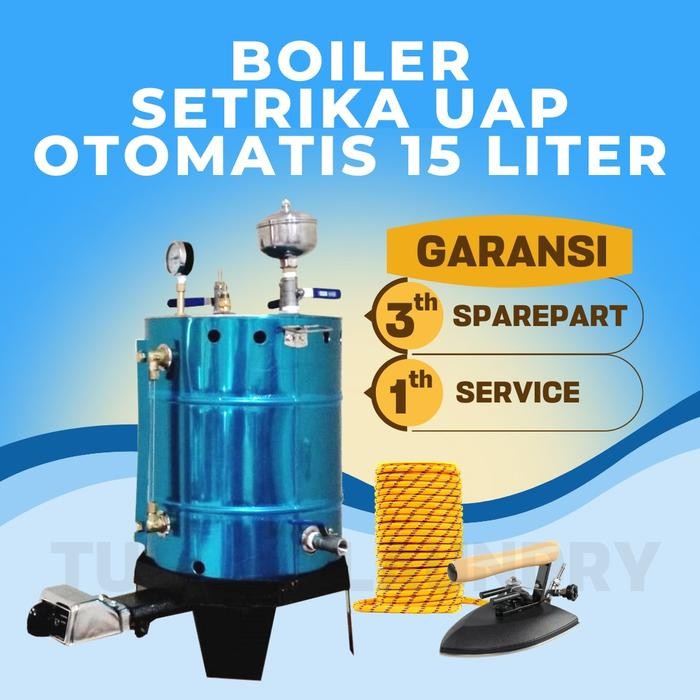 Setrika Uap Laundry Konveksi Otomatis Palapa 15Liter 1 Setrika
