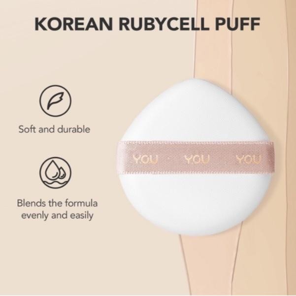 Pilihan- You Noutriwear + Flawless Cushion Foundation Refill Cushion Tahan Lama Compact