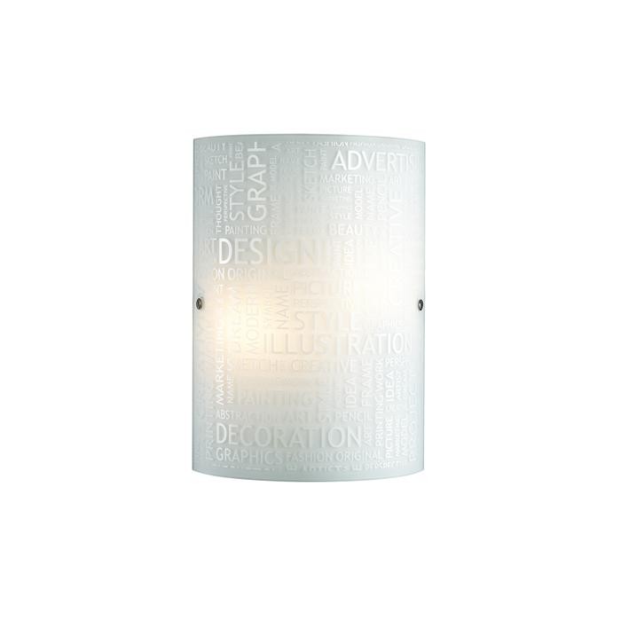 Lampu Dinding / Wall Lamp White Glass 3+DL-WL1206-EN-AH