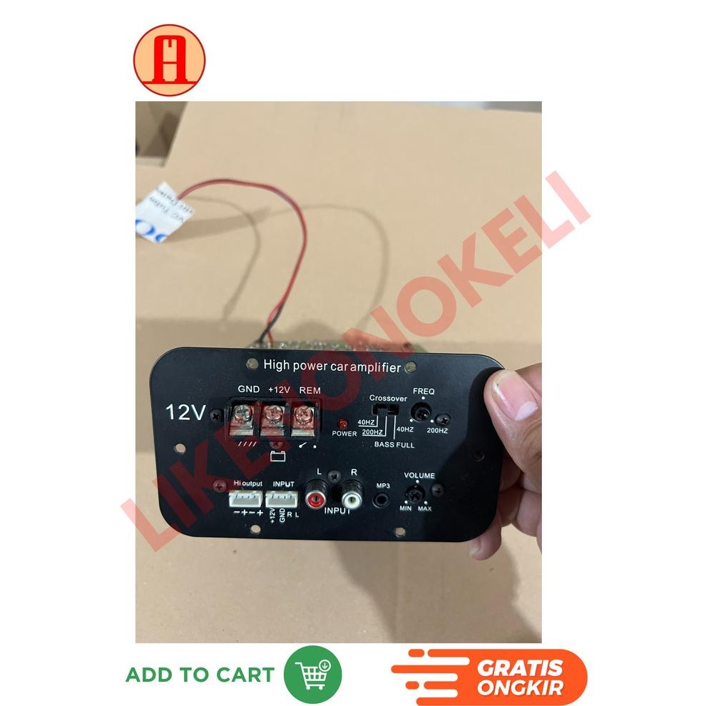 Ready Subwoofer Mobil Monoblok Kit Power Amplifier High Power Car Amplifier