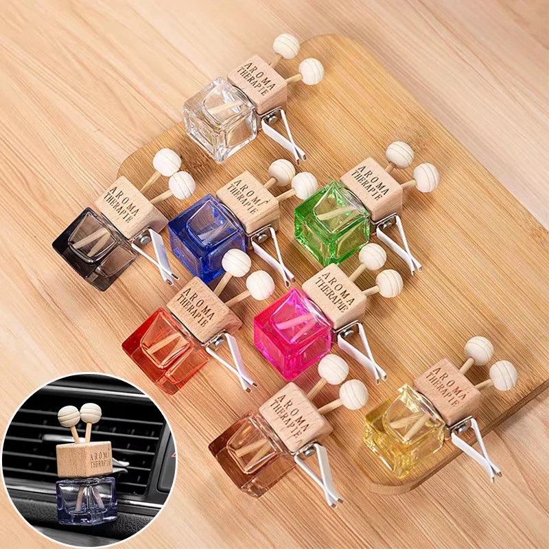 Car Vent  Perfume Pendant  Fragrance  Air Freshener  Empty Glass  Aromatherapy  Aromatherapy Bottle,