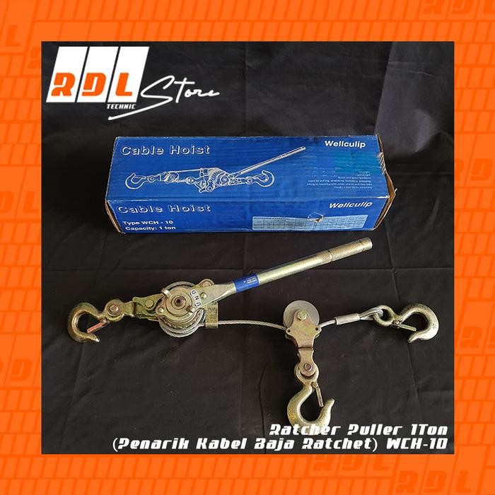 RATCHET PULLER 1TON (PENARIK KABEL BAJA RATCHET) WCH-10