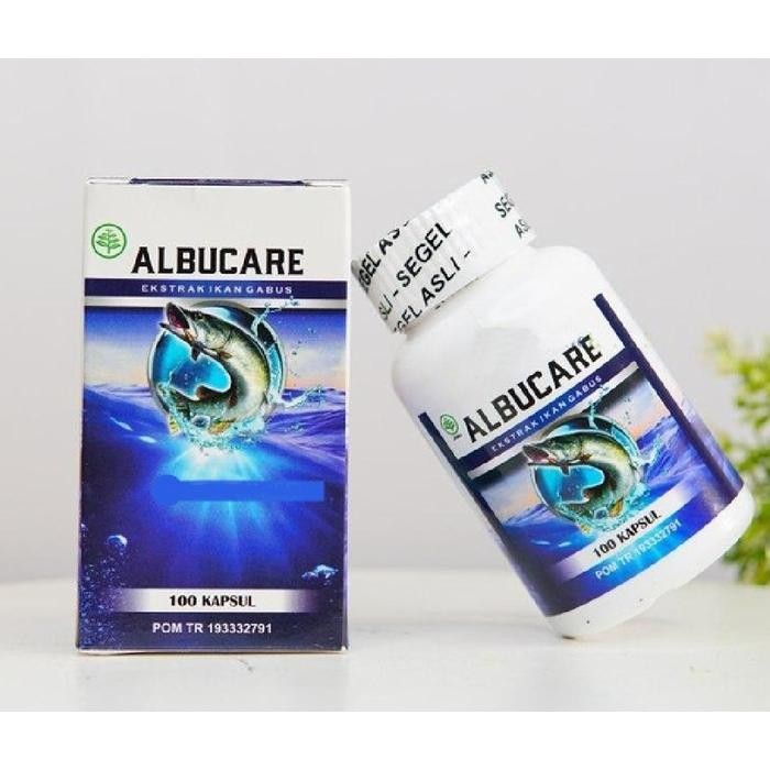 OBAT KAPSUL IKAN GABUS ALBUMIN IKAN GABUS - ALBUCARE - BPOM - ASLI