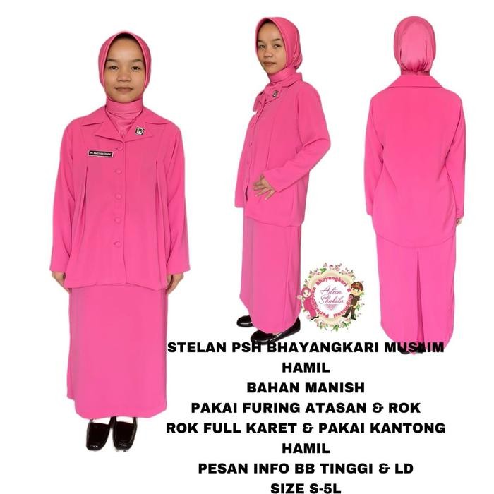 STELAN PSH BHAYANGKARI MUSLIM HAMIL SUDAH JAHIT