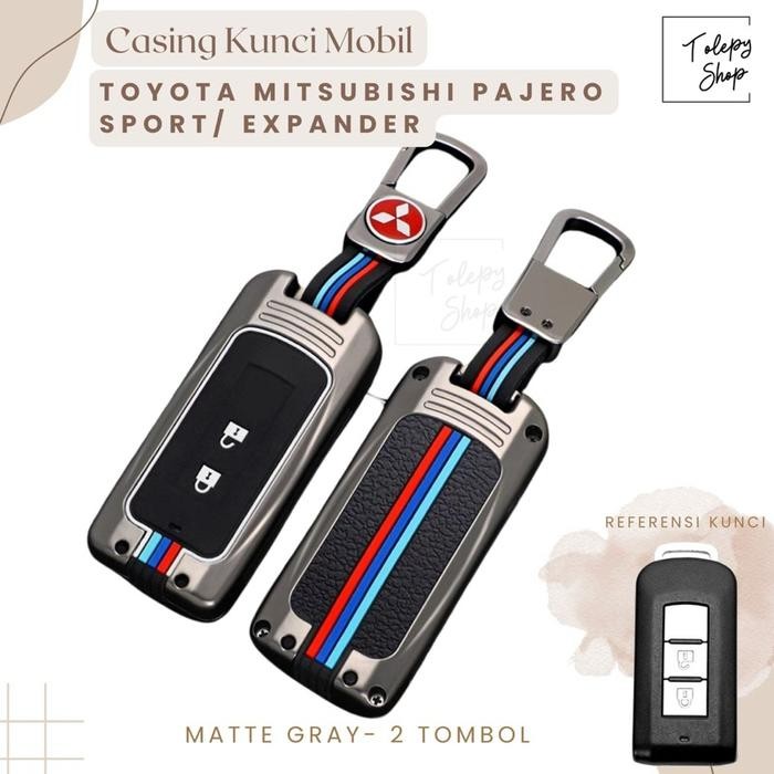 Tolepy Cover Kunci tsubishi Pajero Sport / Xpander / Xpander Cross / Sarung Kunci Mobil