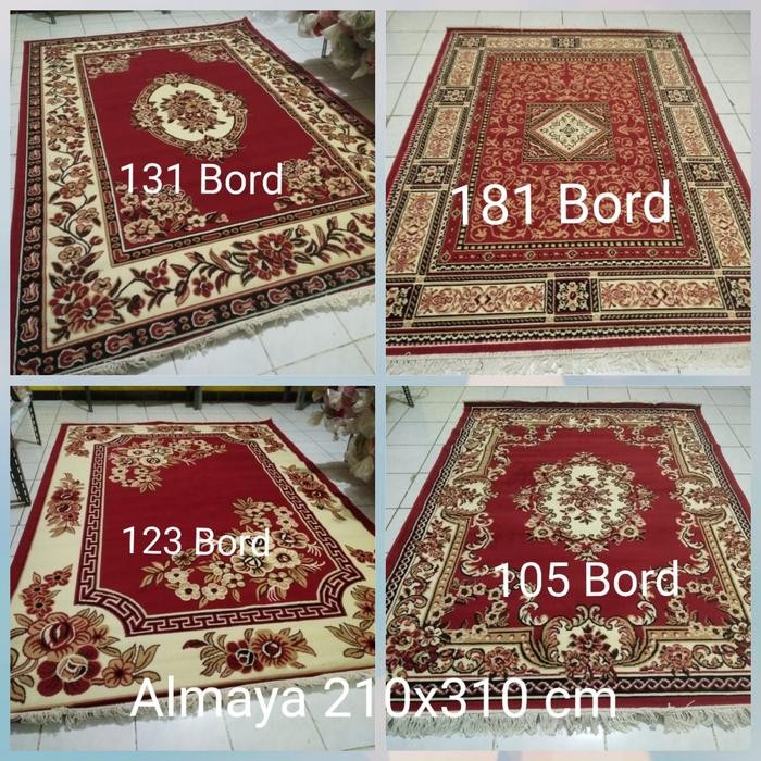 Karpet besar permadani 210x310 almaya safira jumbo karpet lantai