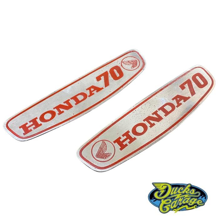 Ready emblem decal plat tangki tanki honda pispot c70