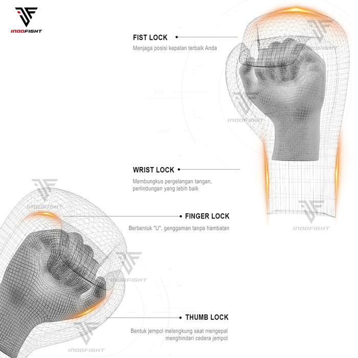 Glove Muaythai Pretorian, Glove Boxing, Sarung Tangan Muaythai Wushu