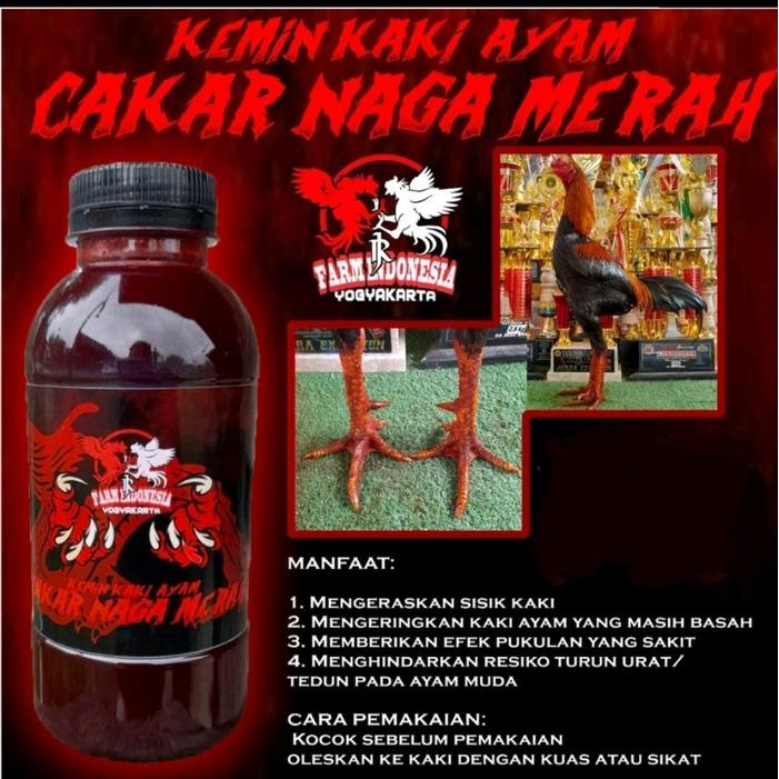 cdo4- Kemin Kaki Kaki Ayam Cakar Naga Hijau Dan Cakar Naga Merah