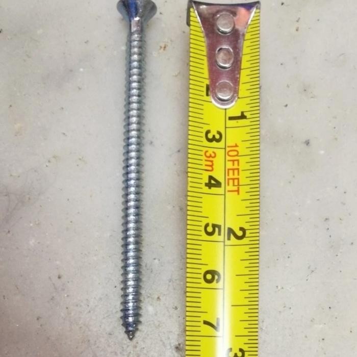 sekrup/skrup baut 7cm .baut sekrup skrup kayu 7cm / 10pcs