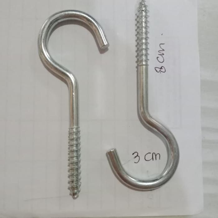 skrup hook/tanda tanya/gantungan burung