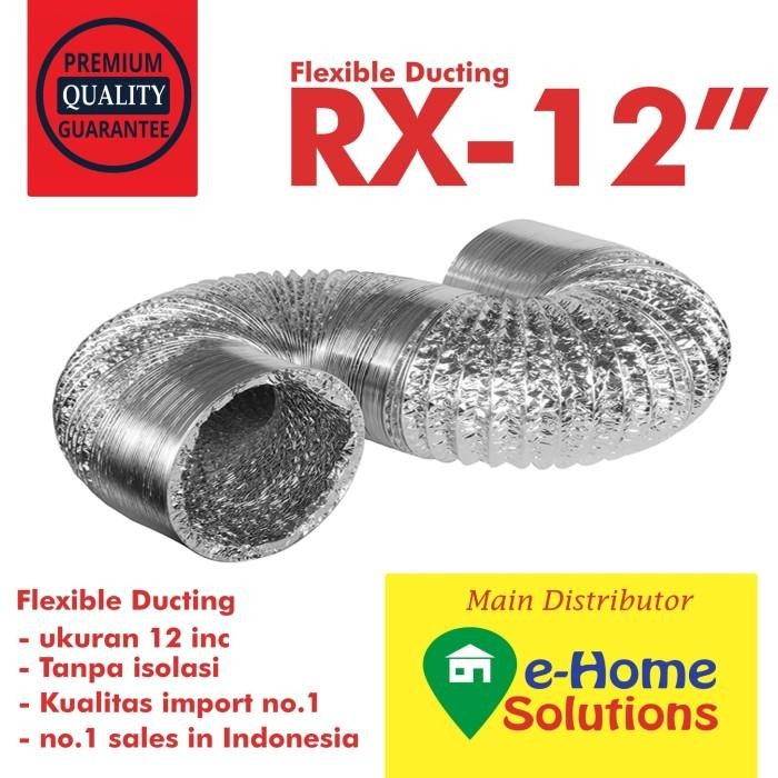 ALUMUNIUM FLEXIBLE DUCTING 12 INCH ( 5 METER )