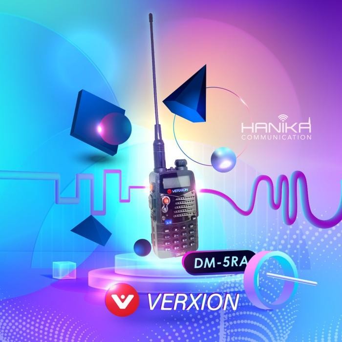 Ready Verxion DM-5RA HT Digital Analog Dual Band dgn HANDSFREE Garansi DM5RA