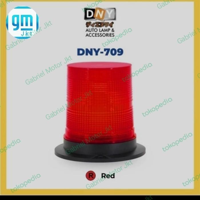 Jual Rotary Led Dny 709 9-80Volt Merah Smd Flash Red