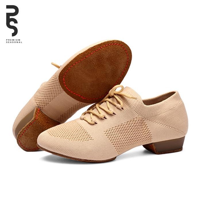 Donatello - Sepatu Dansa / Line Dance Lentur Alas Suede Boots