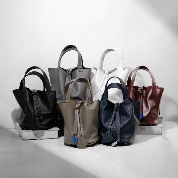 Sendy Leather PICO 18cm Tas Wanita Kulit Sapi Asli Picotin Mini Awet