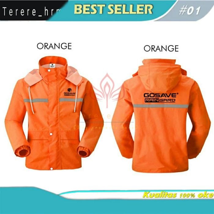 jas hujan tebal anti bocor jas hujan safety satu steel gosave