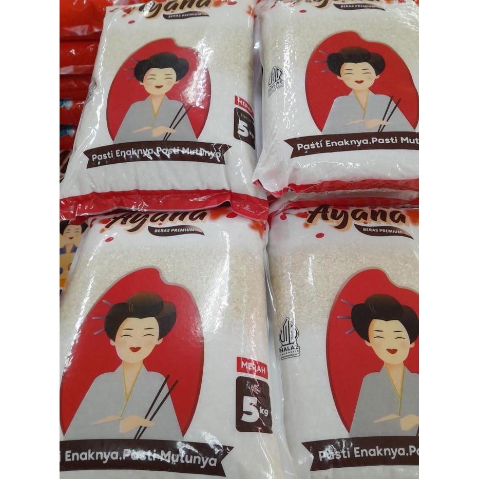 Cepatsampai- Ayana Beras Premium Merah 5 KgBeras Ayana