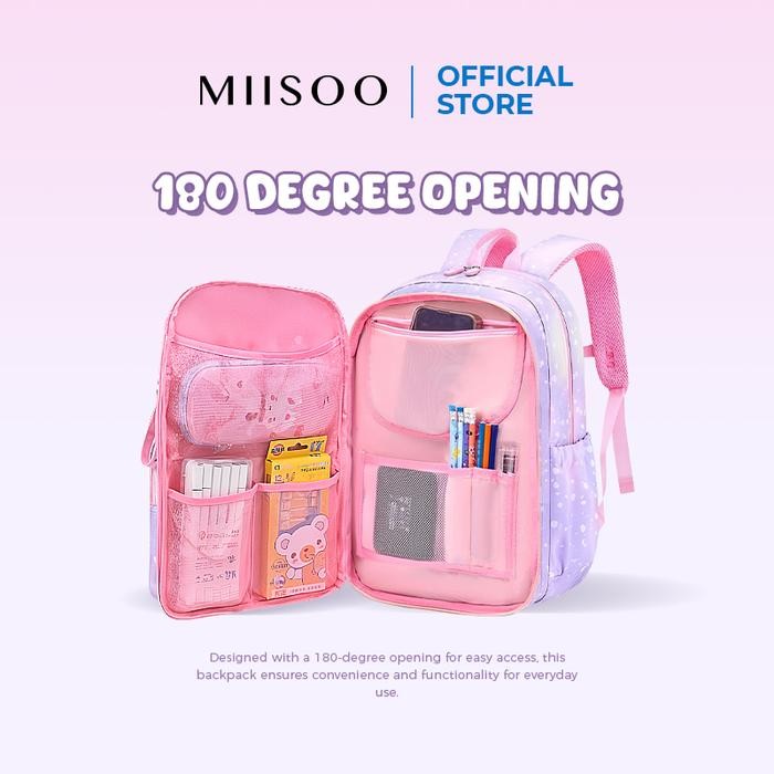 ps22- Miisoo Rei Bag Tas Sekolah Anak/Tas Ransel Anak/Tas Sekolah Unis Ex Tas Sekolah Anak